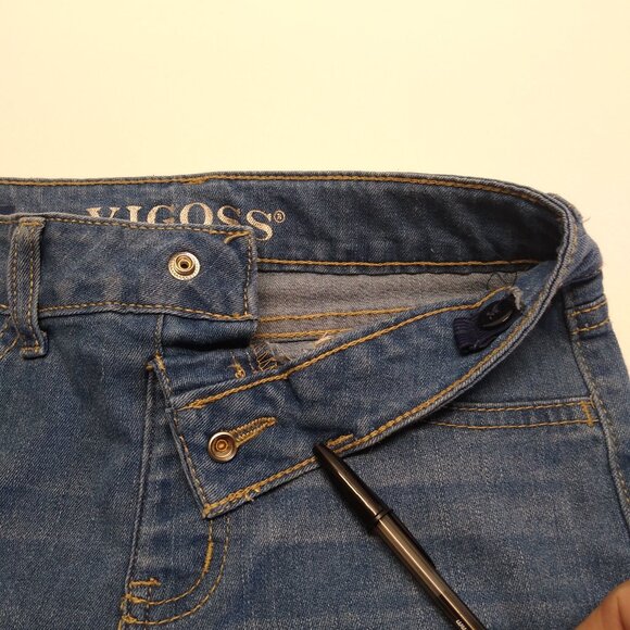 Vigoss The Jagger Skinny Jeans Women Size 10 Denim Adjustable Waist Stretchable - Picture 7 of 11